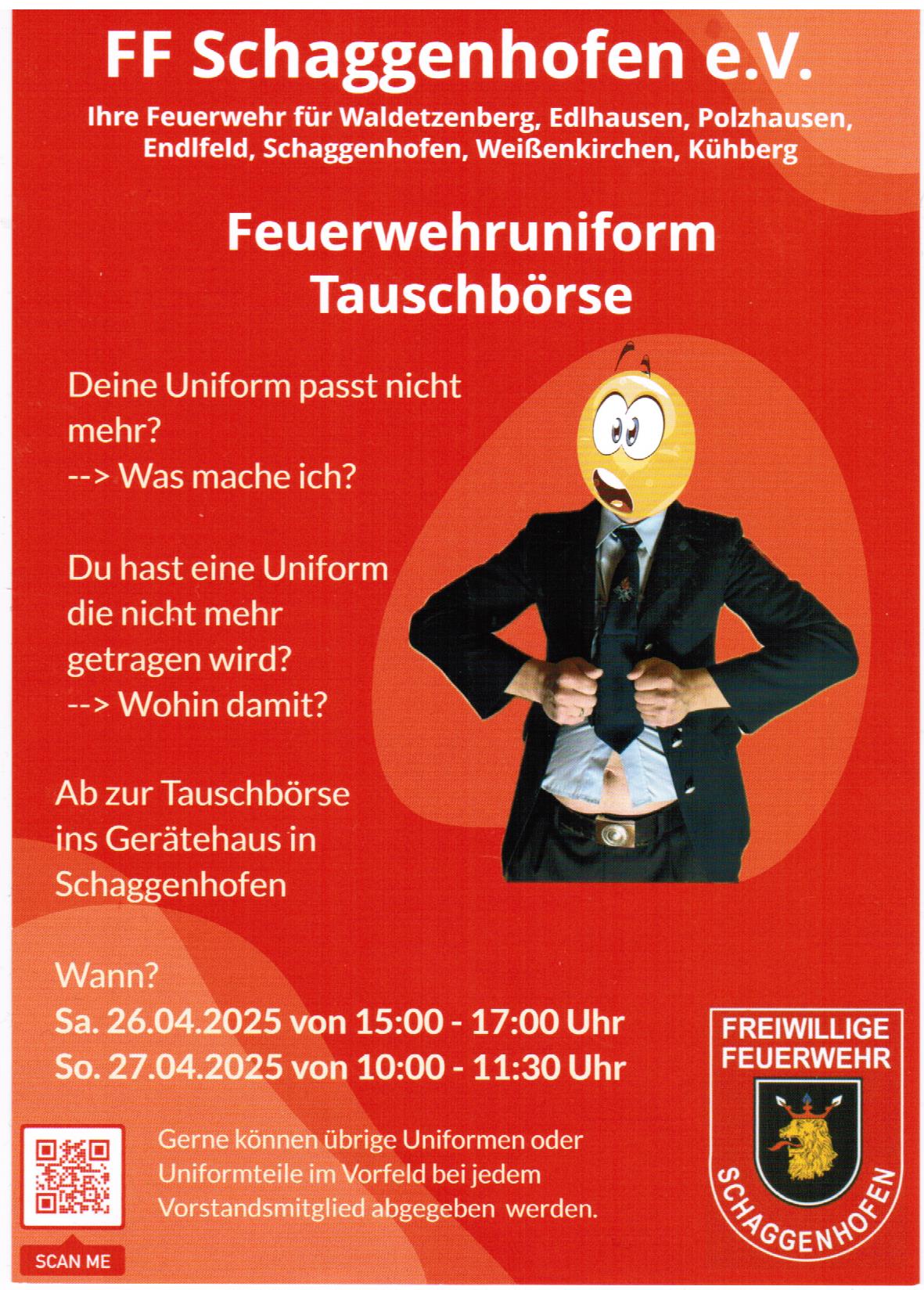 Feuerwehruniform Tauschbörse